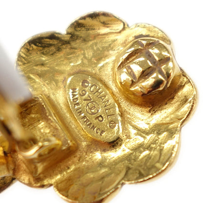 Chanel Gold CC Dangle Clip-On Earrings 97P