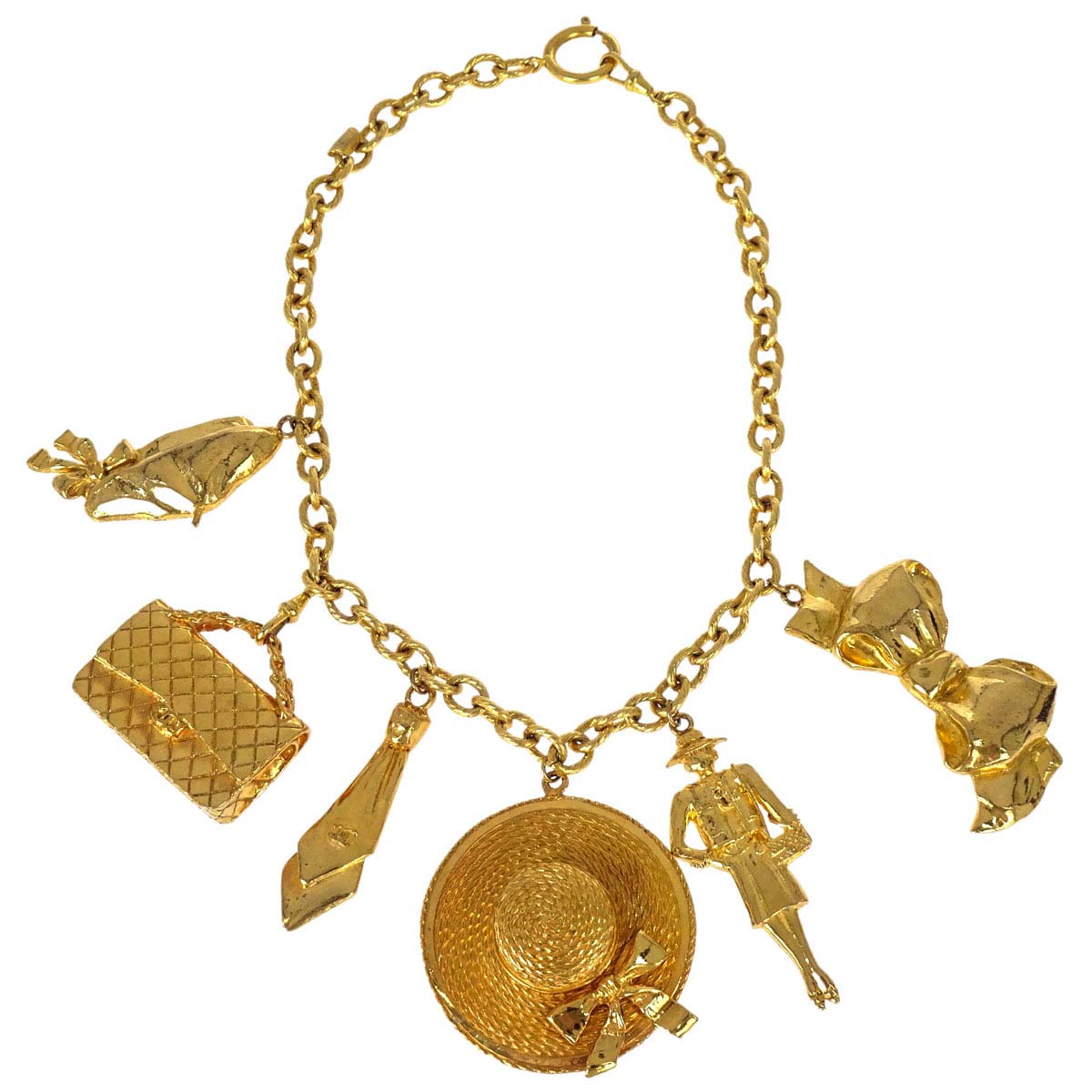 Chanel Gold Icon Charm Necklace