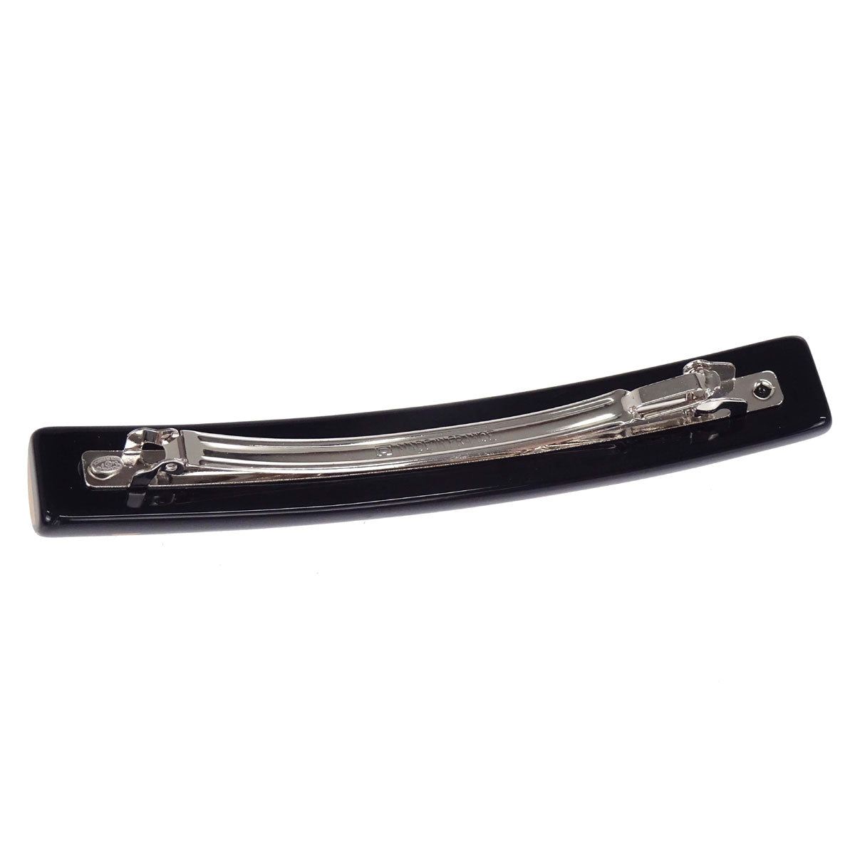 Chanel Barrette Hair Accessories Black Acrylic 04P