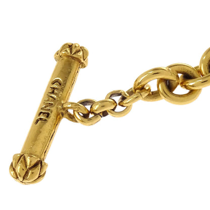 Chanel Gold Chain Costume Pearl Long Necklace