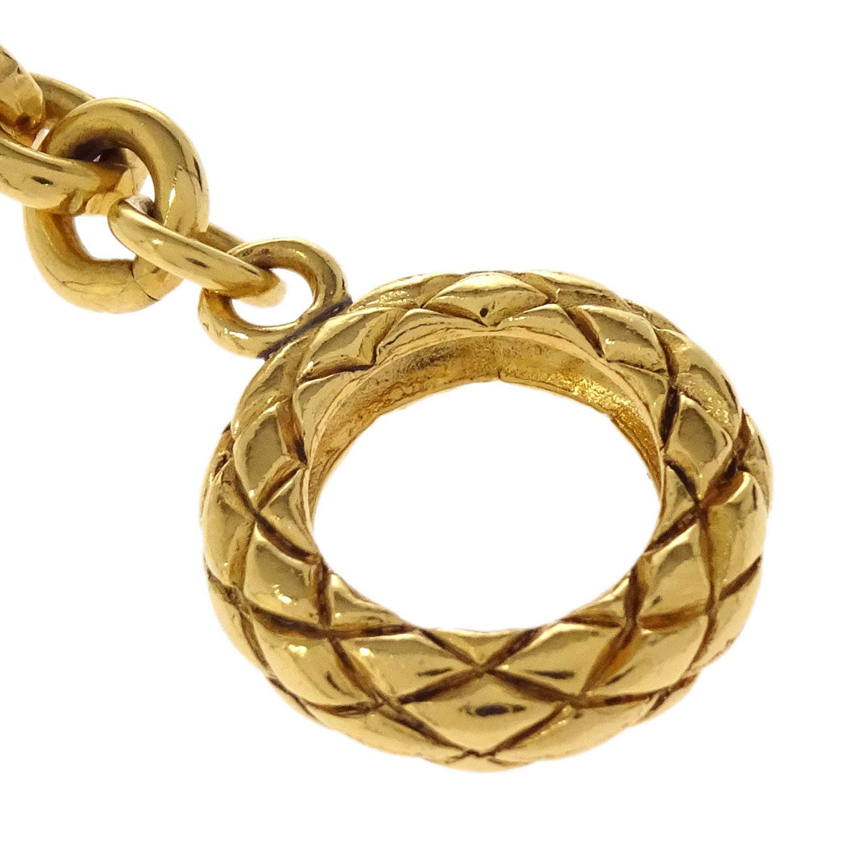 Chanel Gold Chain Costume Pearl Long Necklace