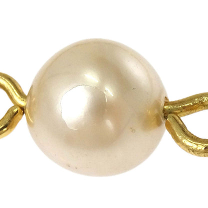 Chanel Gold Chain Costume Pearl Long Necklace
