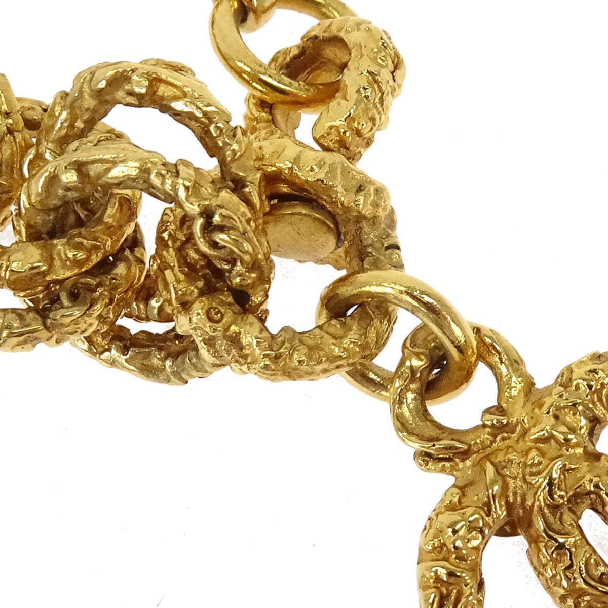 Chanel CC Bracelet Fringe Gold 93A
