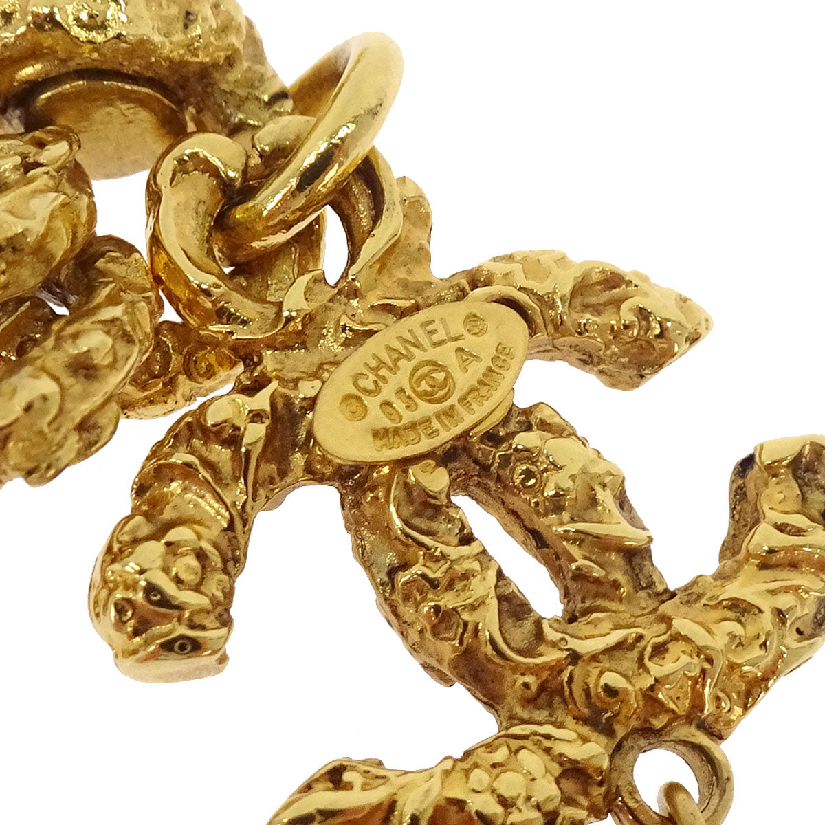 Chanel CC Bracelet Fringe Gold 93A
