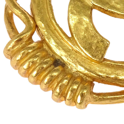 Chanel CC Medallion Brooch Pin Gold 94P