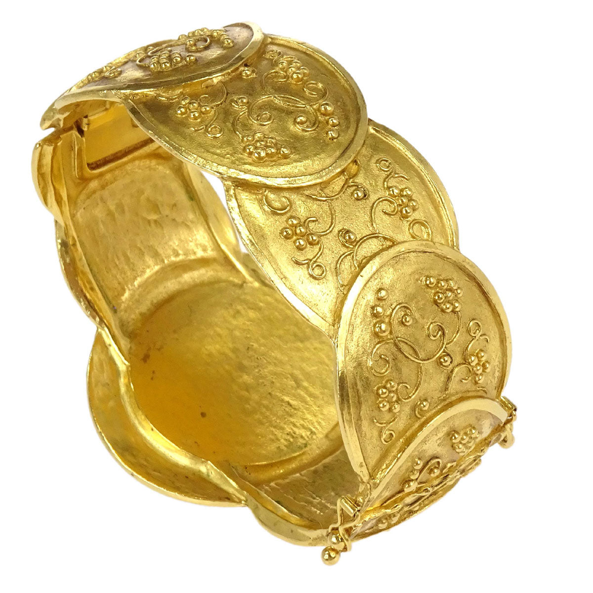 Chanel Gold Medallion CC Bangle Accessories 96A