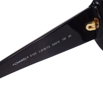 Chanel Sunglasses Eyewear Brown 55□15 135 Small Good