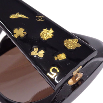Chanel Sunglasses Eyewear Brown 55□15 135 Small Good