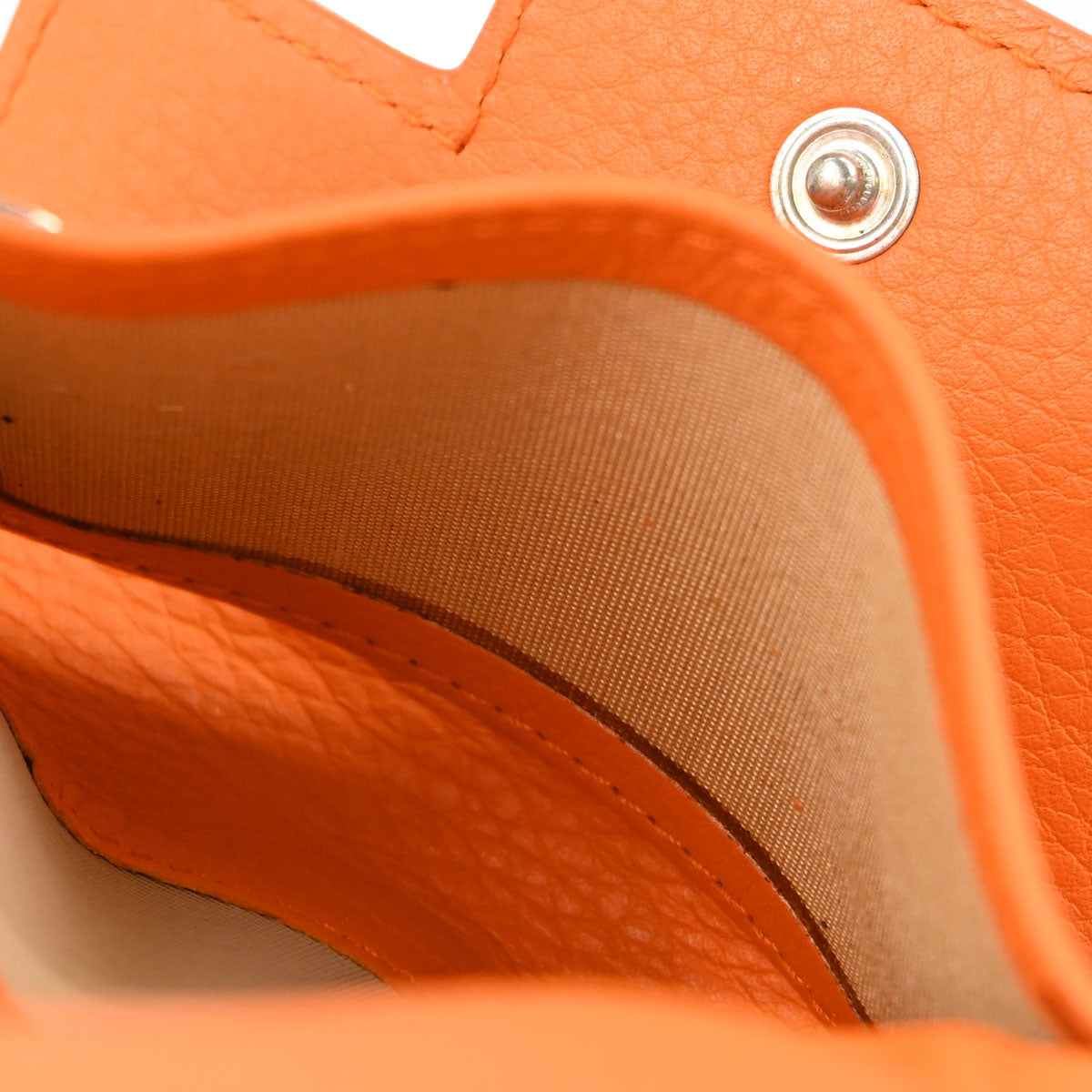 Christian Dior Key Case Beige Orange Trotter Small Good