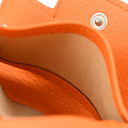 Christian Dior Key Case Beige Orange Trotter Small Good