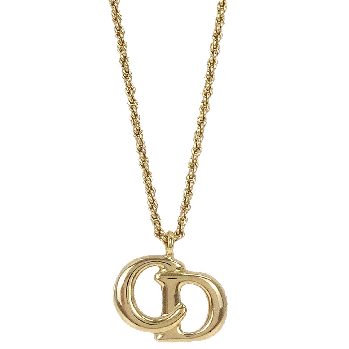 Christian Dior Necklace Pendant Gold