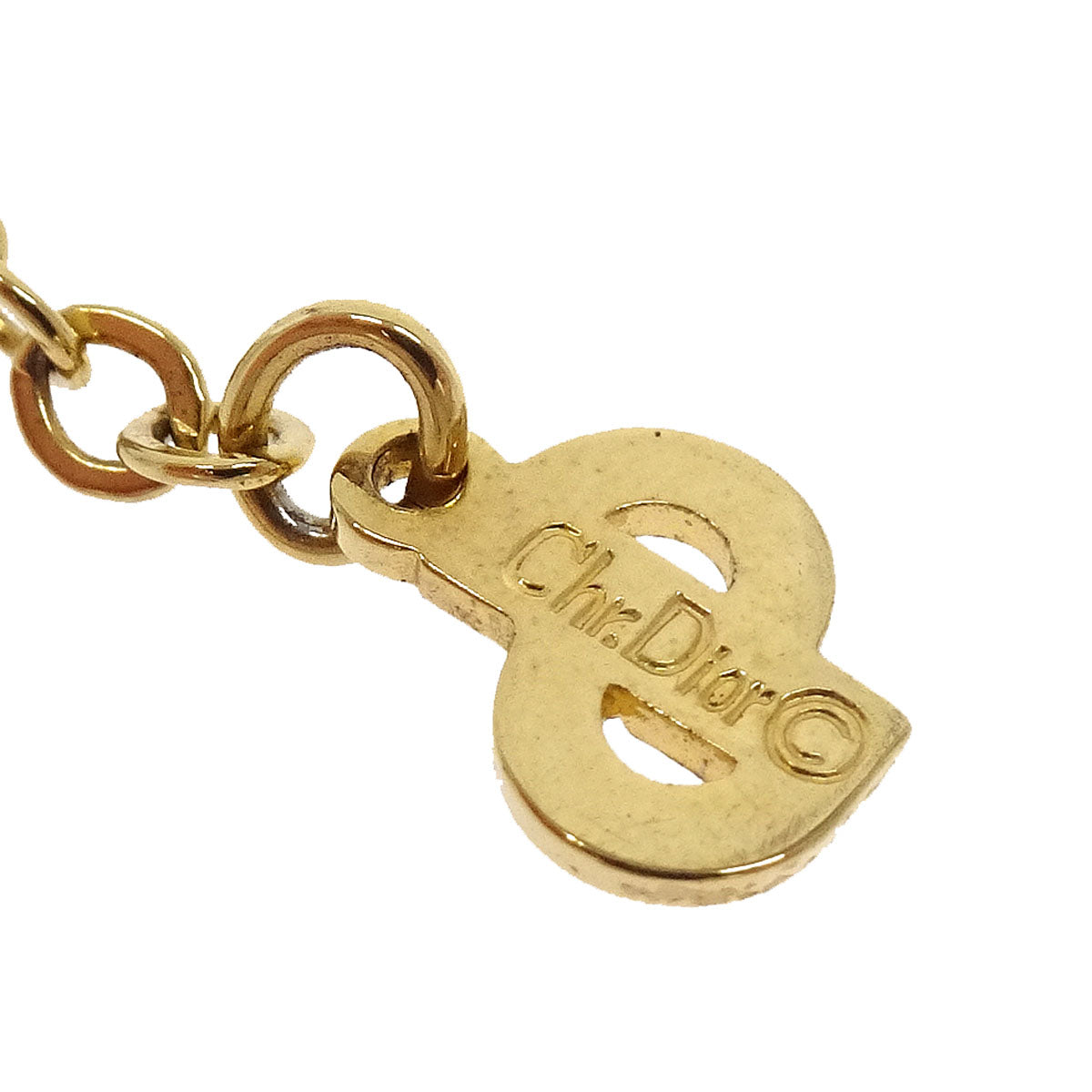 Christian Dior Necklace Pendant Gold