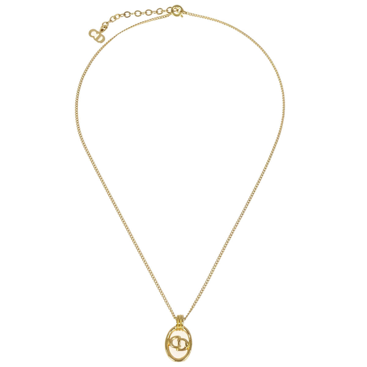 Christian Dior Necklace Pendant Gold