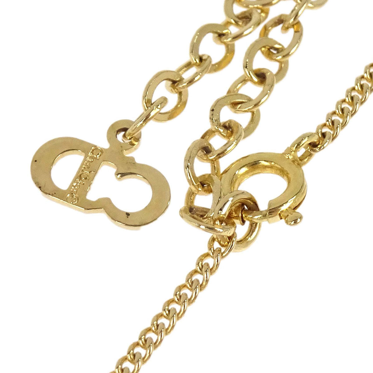 Christian Dior Necklace Pendant Gold
