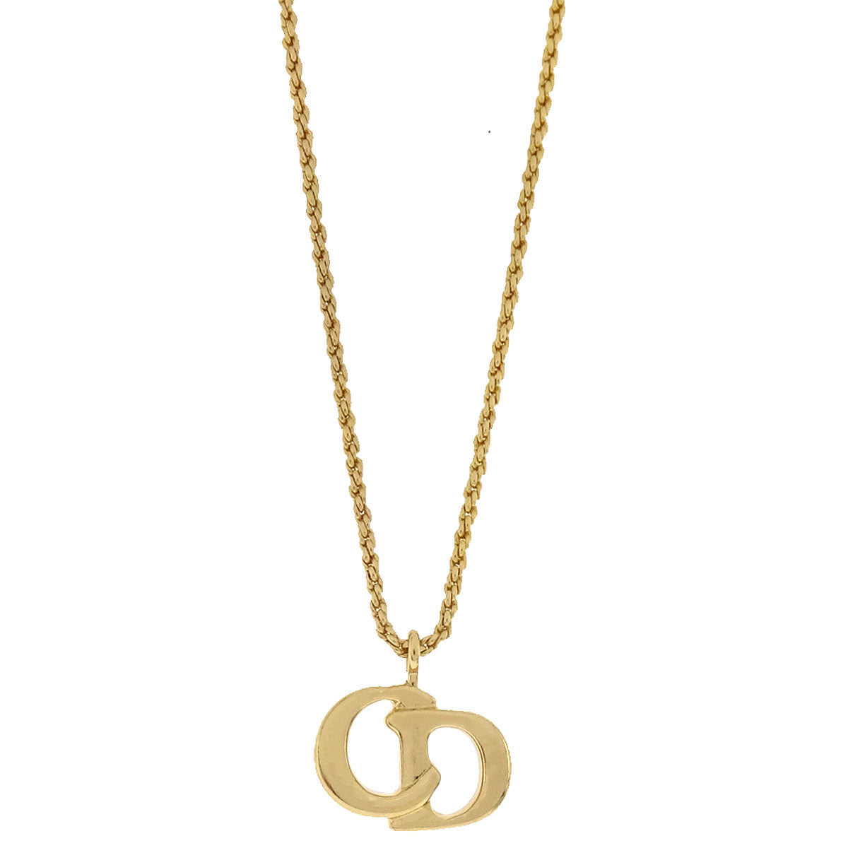 Christian Dior Necklace Pendant Gold