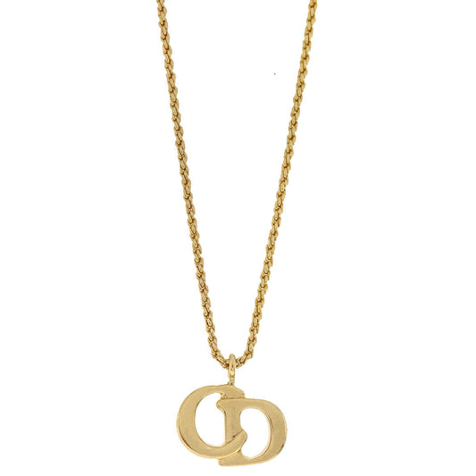 Christian Dior Necklace Pendant Gold