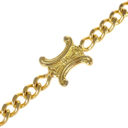 Celine Gold Chain Macadam Necklace