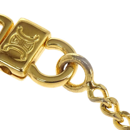 Celine Gold Chain Macadam Necklace