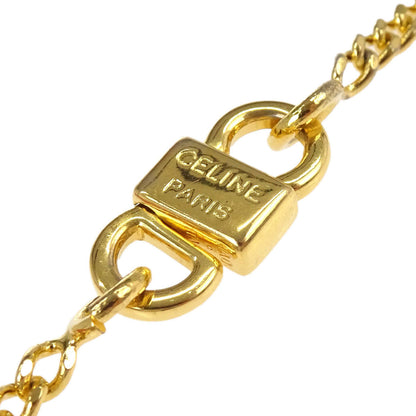 Celine Gold Chain Macadam Necklace
