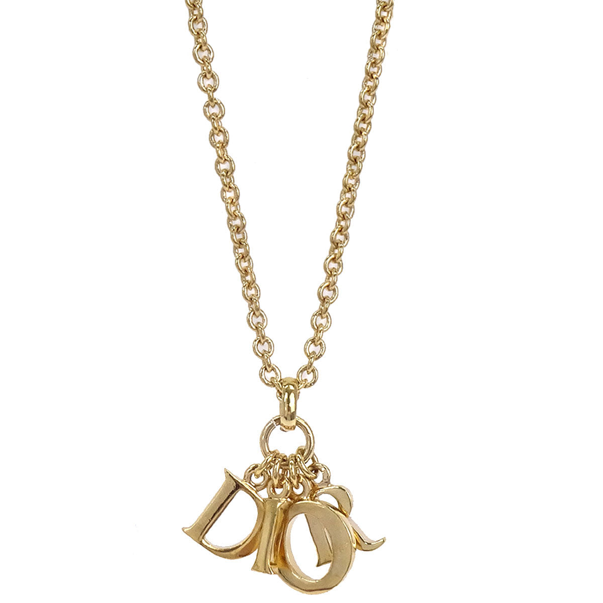 Christian Dior Necklace Pendant Gold