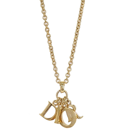 Christian Dior Necklace Pendant Gold