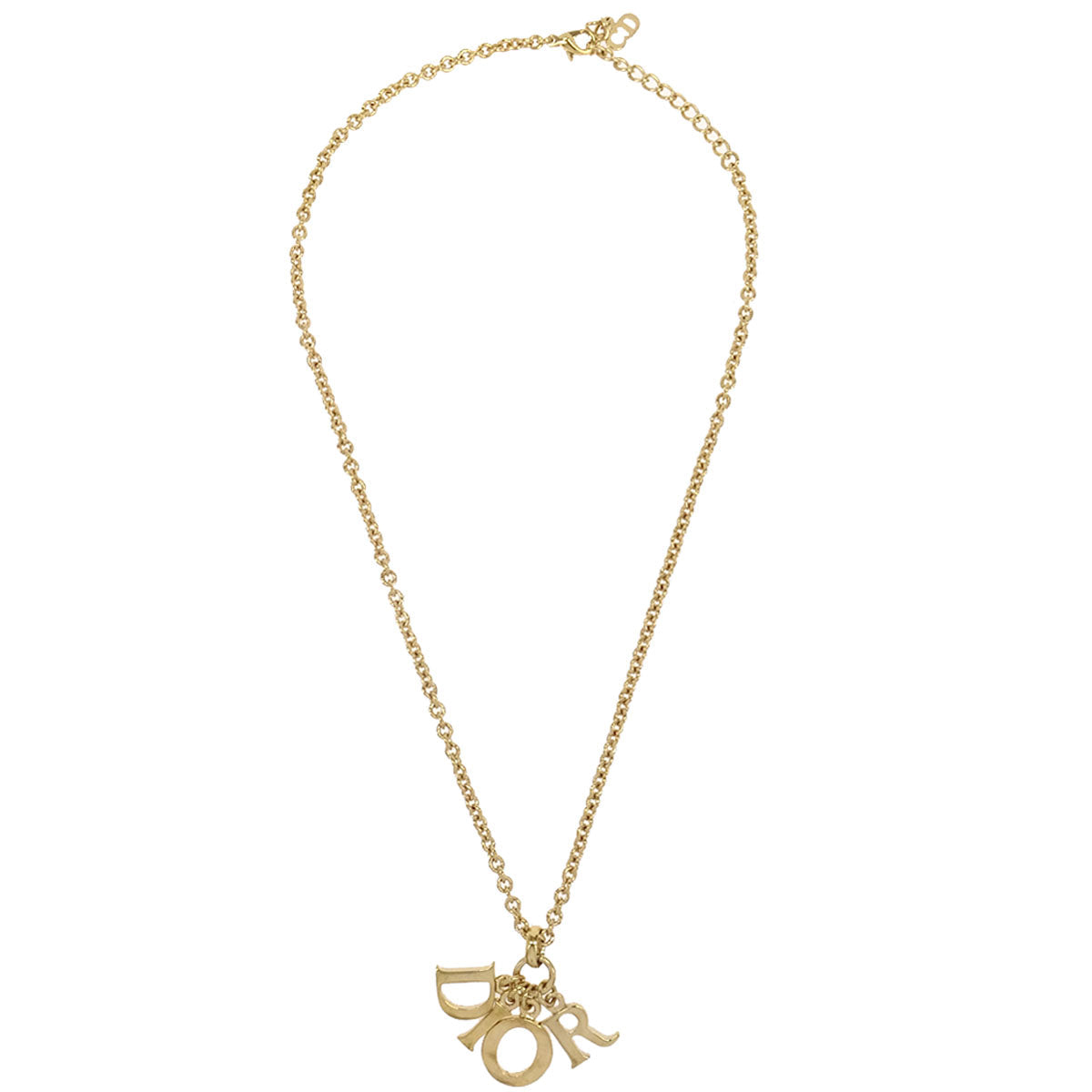 Christian Dior Necklace Pendant Gold