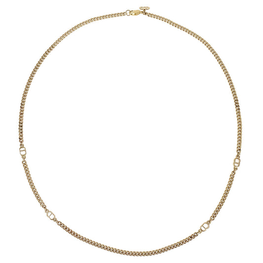 Christian Dior Chain Necklace Gold