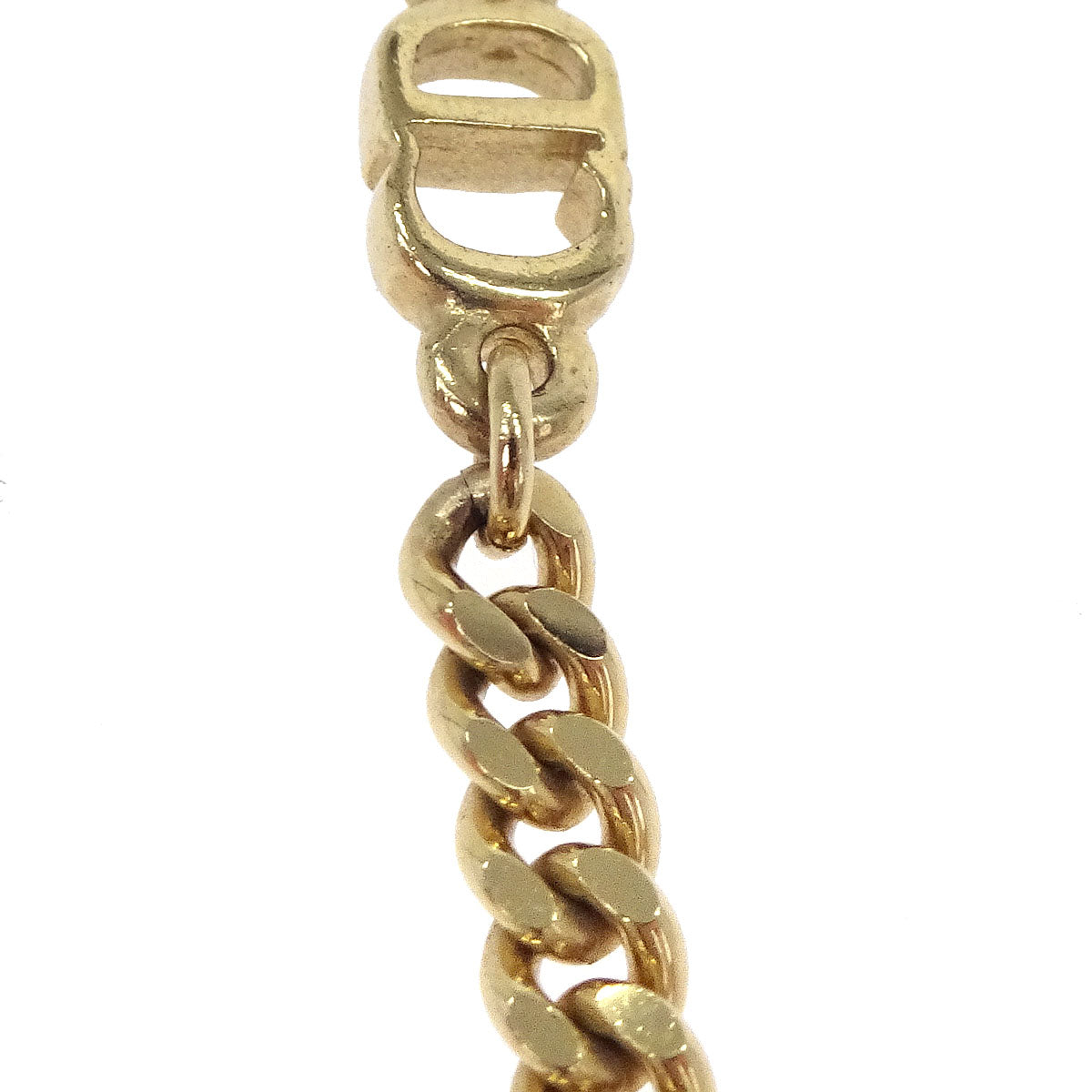 Christian Dior Chain Necklace Gold
