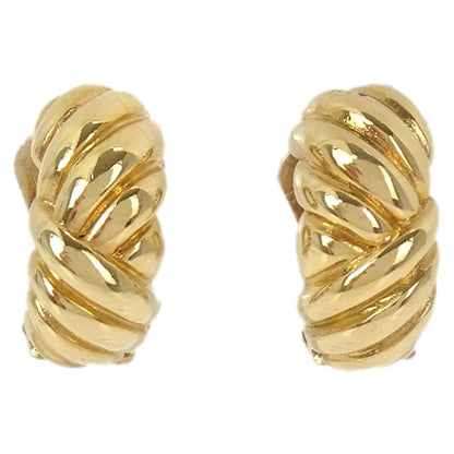 Christian Dior Clip-On Earrings Gold