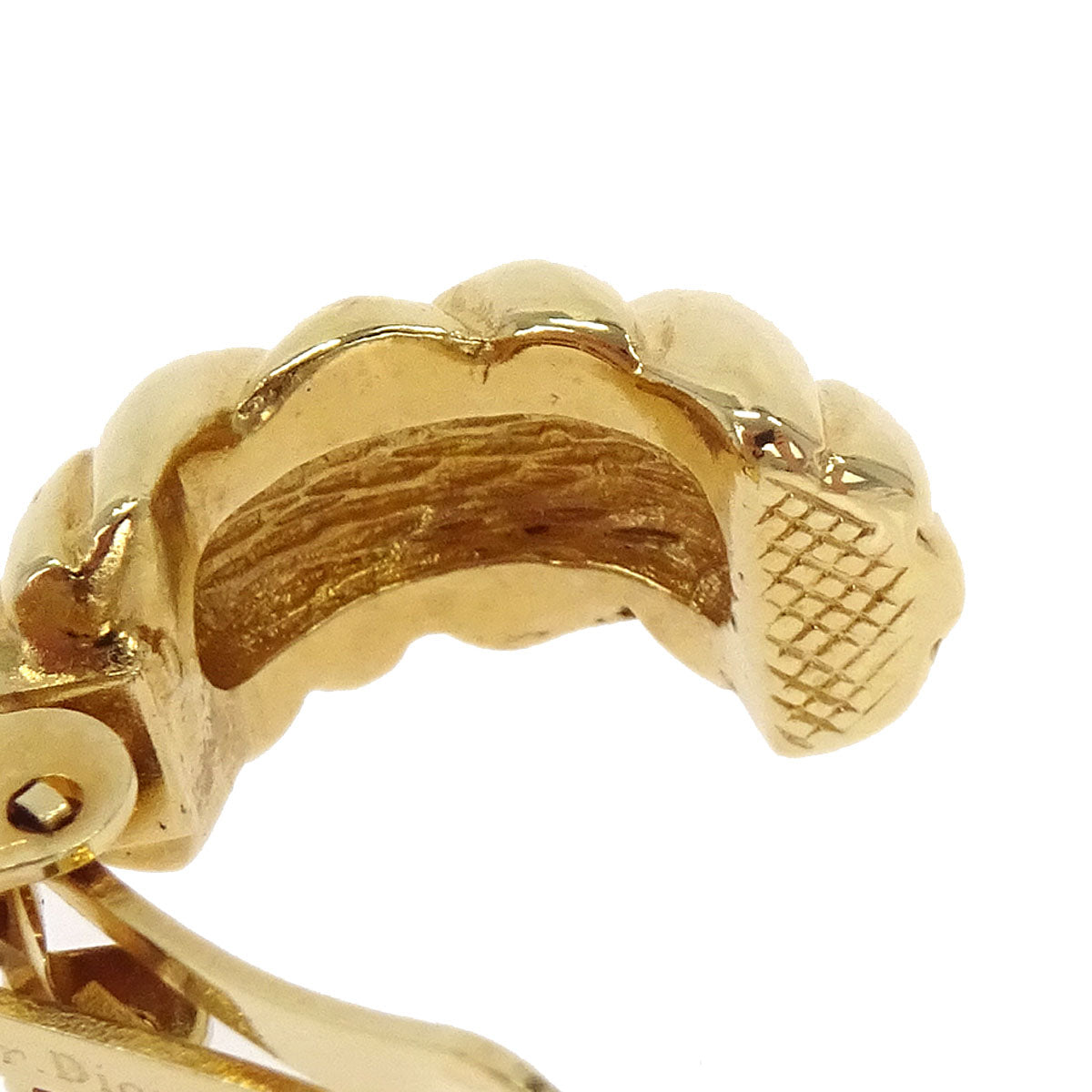 Christian Dior Clip-On Earrings Gold