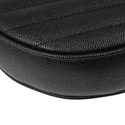 Saint Laurent Black Vinyle Round Camera Bag Shoulder Bag