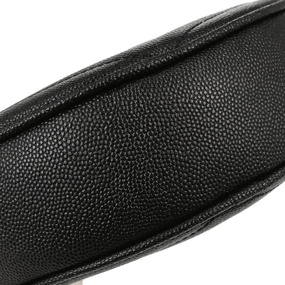 Saint Laurent Black Vinyle Round Camera Bag Shoulder Bag