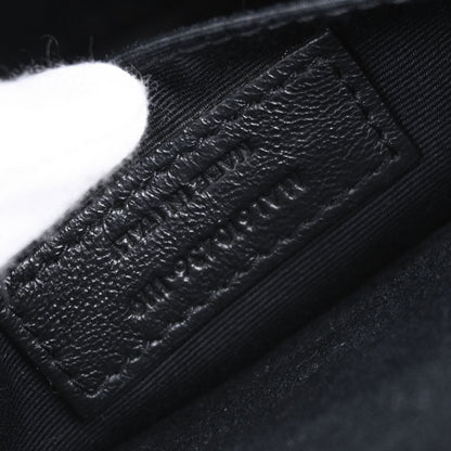 Saint Laurent Black Vinyle Round Camera Bag Shoulder Bag