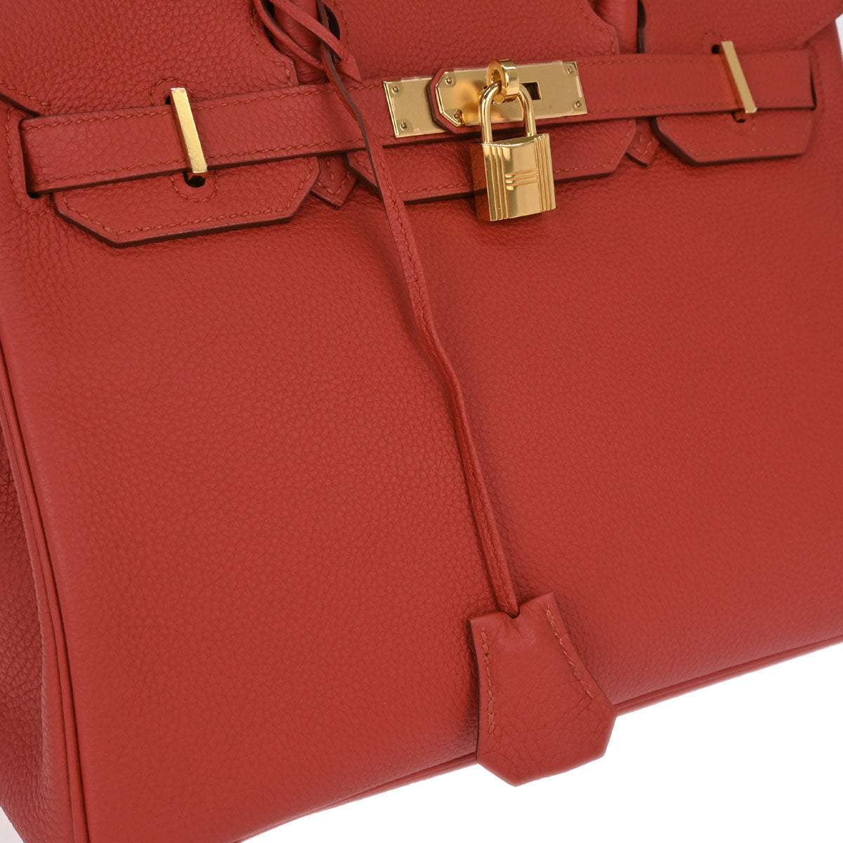 Hermes Rouge Pivoine Togo Birkin 30 Handbag