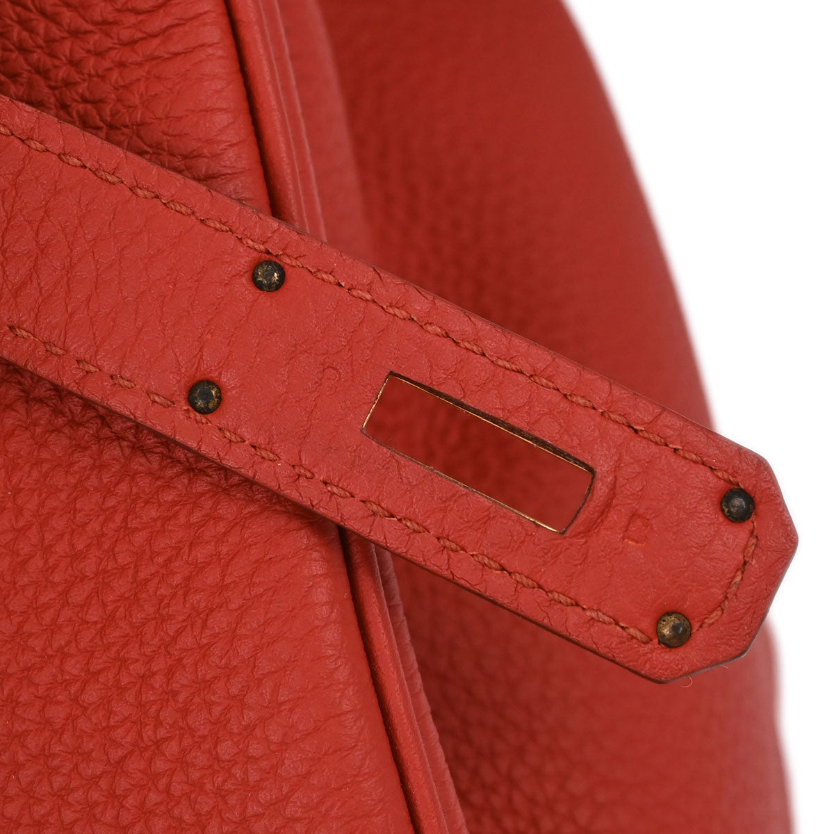 Hermes Rouge Pivoine Togo Birkin 30 Handbag
