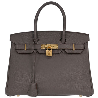Hermes Etain Togo Birkin 30 Handbag
