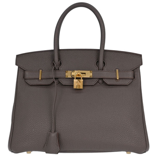 Hermes Etain Togo Birkin 30 Handbag