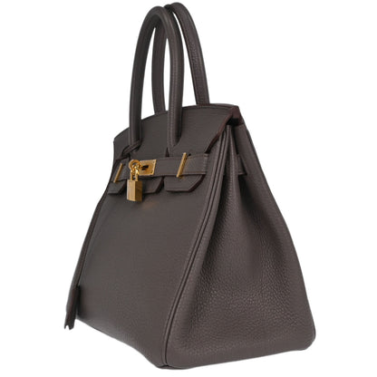 Hermes Etain Togo Birkin 30 Handbag