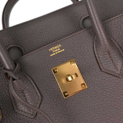 Hermes Etain Togo Birkin 30 Handbag