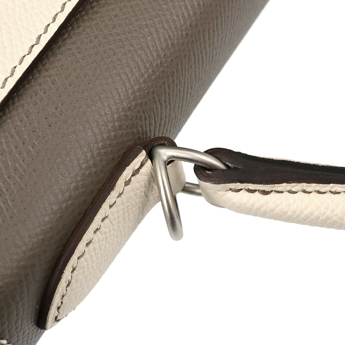 Hermes Gris Asphalt Epsom Kelly 28 Sellier 2way Shoulder Handbag