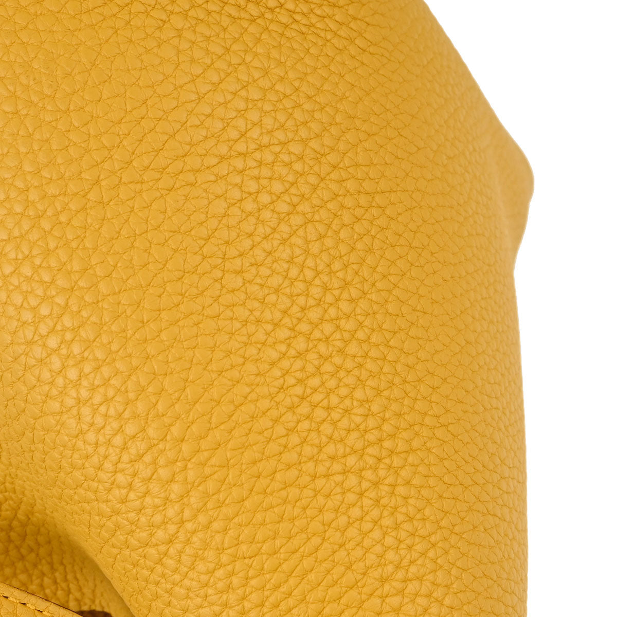 Hermes 2018 Jaune Amber Taurillon Clemence Picotin Lock 18 PM Handbag