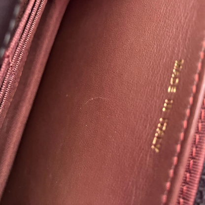 Chanel 2017-2018 Calfskin Mademoiselle Lock Icon WOC Wallet on Chain Shoulder Bag