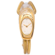 Van Cleef & Arpels Serti Quartz Watch 18KYG Diamond