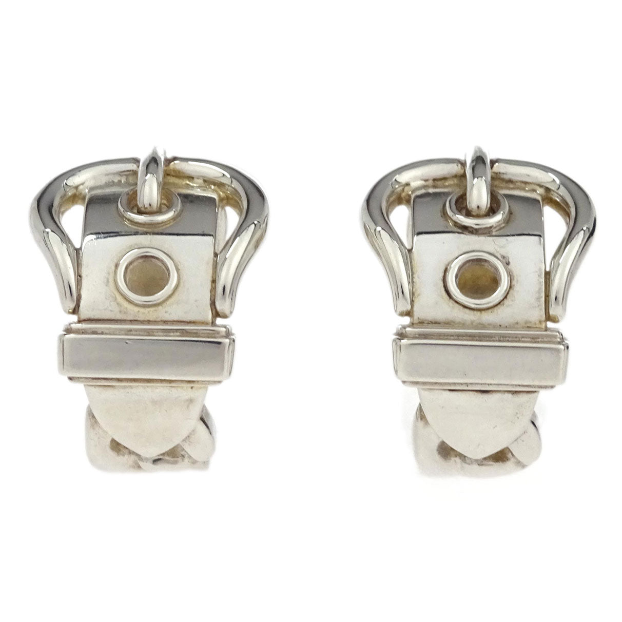Hermes Boucle Sellier Earrings Clip-On SV925