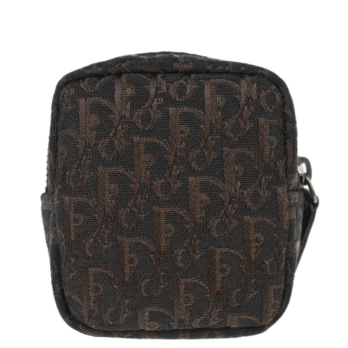Christian Dior 2002 Brown Canvas Trotter Mini Pouch