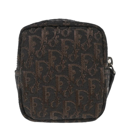 Christian Dior 2002 Brown Canvas Trotter Mini Pouch
