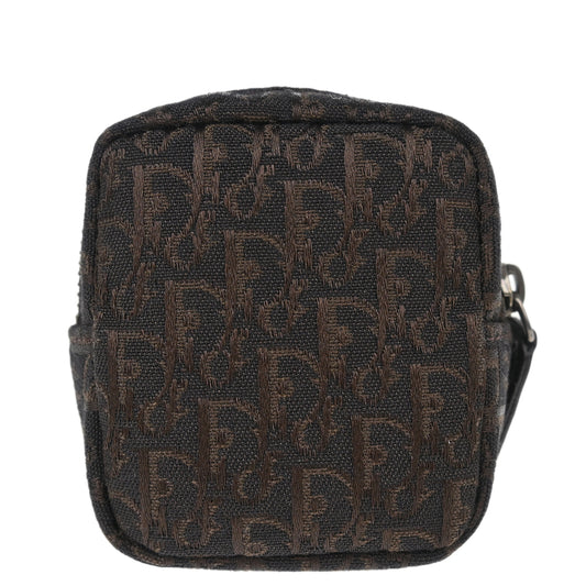 Christian Dior 2002 Brown Canvas Trotter Mini Pouch