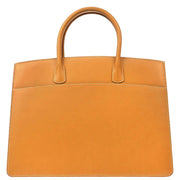 Hermes Natural Vache White Bus GM Tote Handbag