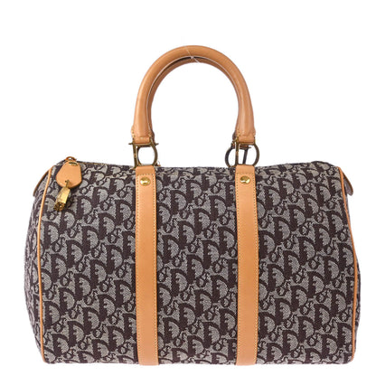 Christian Dior 2002 Brown Trotter Duffle Handbag