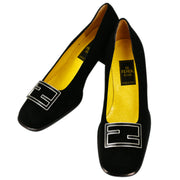 Fendi * Black Suede Shoes Pumps #37